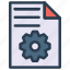 configure, document, file, page, sheet 