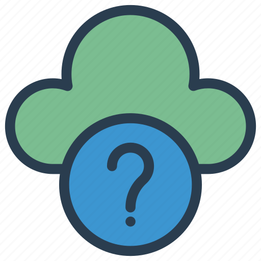 Cloud, help, question, server, storage icon - Download on Iconfinder