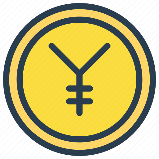 Coin, currency, finance, money, yen icon - Download on Iconfinder
