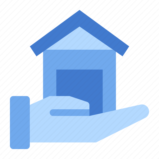 Estate, hand, house, real icon - Download on Iconfinder