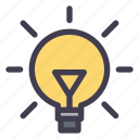 idea, light, bulb, creative, thinking, innovation