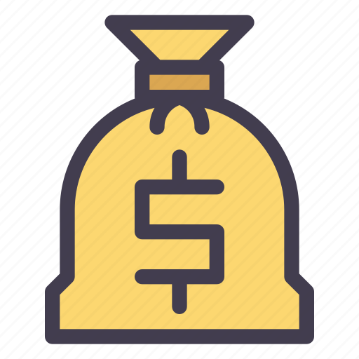 Maney, sack, wealth, dollar, bag icon - Download on Iconfinder