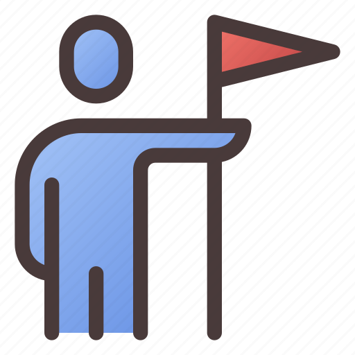 Business, people, flag, success, person icon - Download on Iconfinder