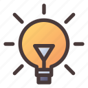 idea, light, bulb, creative, thinking, innovation