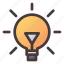 idea, light, bulb, creative, thinking, innovation 