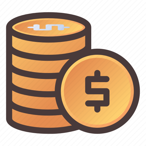 Money, coin, currency, balance, stacked icon - Download on Iconfinder