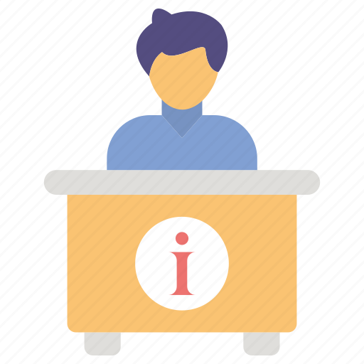 Information, desk, job, contract, businesswoman icon - Download on Iconfinder