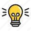 bulb, business, creative, idea, management 
