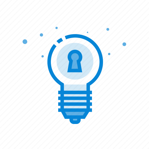 Bulb, idea, key, creative, security icon - Download on Iconfinder