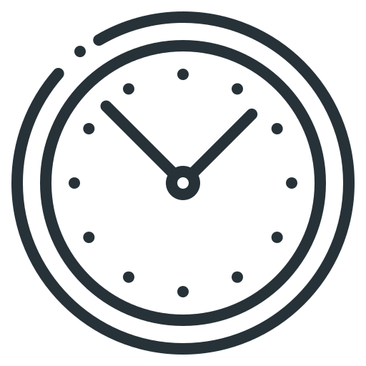 Clock, time, watch icon