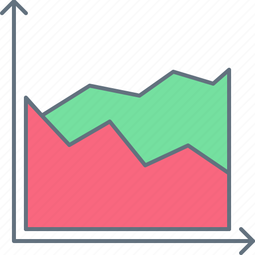 Chart, colored, finance, graph, growth, marketing icon - Download on Iconfinder