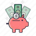 bank, coin, currency, finance, managment, money, piggy 
