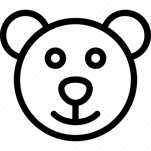 Bear, emoji, emoticon, emotion, smiley icon - Download on Iconfinder
