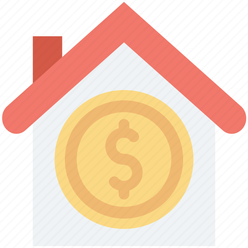Building, dollar, mortgage, property value, real estate icon - Download on Iconfinder
