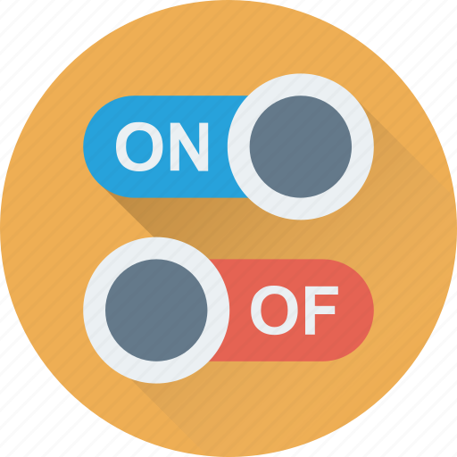 Off button, on button, on off, power button, toggle buttons icon - Download on Iconfinder