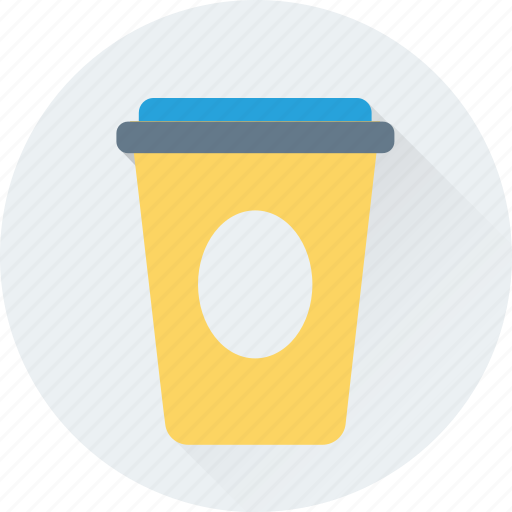 Coffee cup, coffee glass, disposable cup, juice cup, paper cup icon - Download on Iconfinder