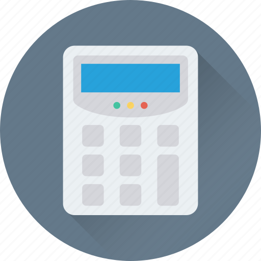 Accounting, calculating device, calculator, digital calculator, office supplies icon - Download on Iconfinder