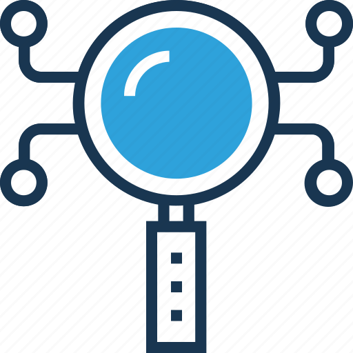 Analysis, analytical services, magnifier, magnifying glass icon - Download on Iconfinder