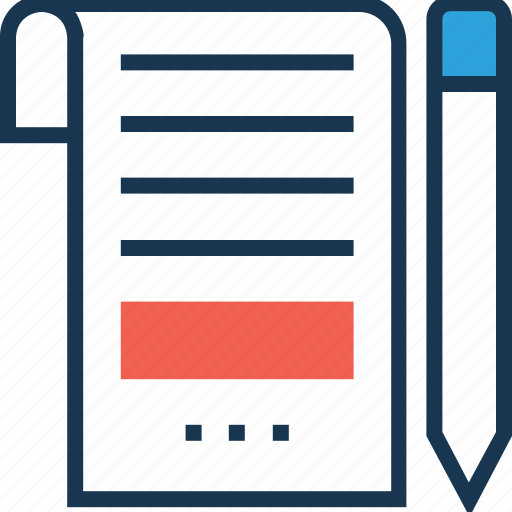 File, notes, pencil, text sheet, writing icon - Download on Iconfinder