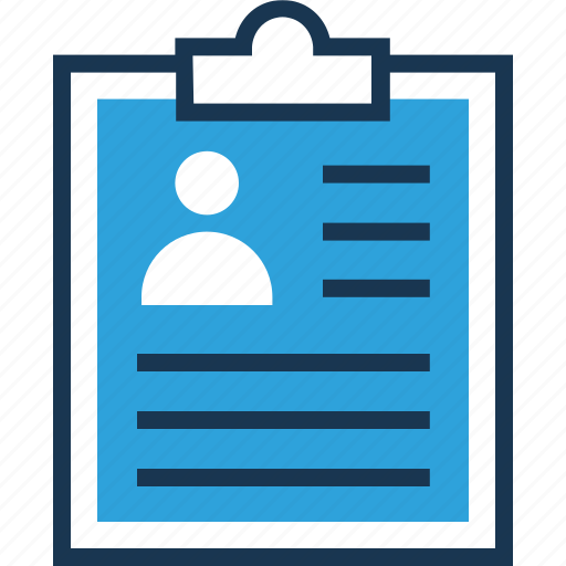 Clipboard, curriculum vitae, cv, job profile, resume icon - Download on Iconfinder