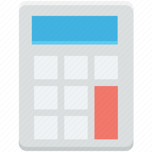 Accounting, calculating device, calculator, mathematics, office supplies icon - Download on Iconfinder
