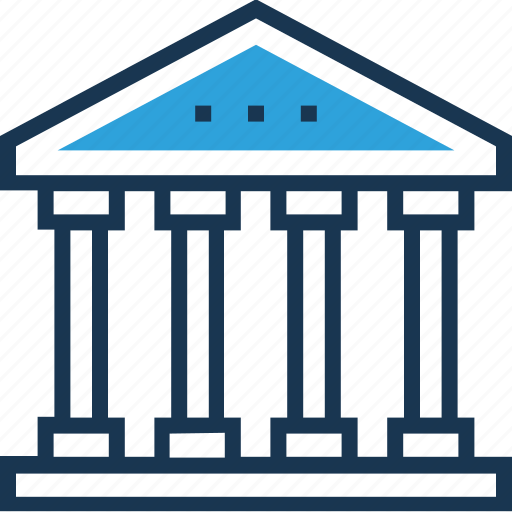 Bank, bank building, banking, building, courthouse icon - Download on Iconfinder