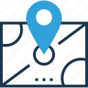 location, location marker, location pointer, map pin, navigation