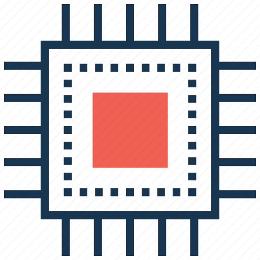 Computer chip, cpu, integrated circuit, memory chip, processor chip icon - Download on Iconfinder