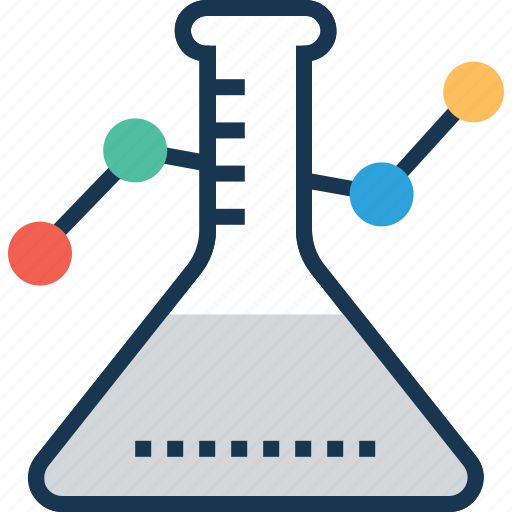 Conical flask, erlenmeyer flask, lab equipments, lab flask, testing icon - Download on Iconfinder