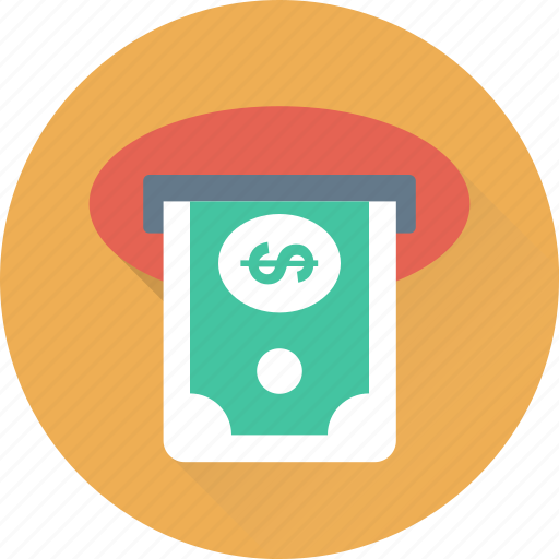 Atm withdrawal, banking, cash withdrawal, credit card, transaction icon - Download on Iconfinder