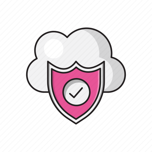 Cloud, protection, secure, server, shield icon - Download on Iconfinder