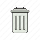 basket, delete, recyclebin, remove, trash