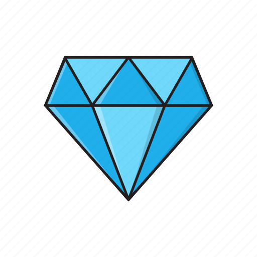 Diamond, finance, gem, ruby, value icon - Download on Iconfinder