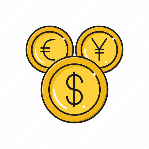 Currency, dollar, euro, finance, yen icon - Download on Iconfinder