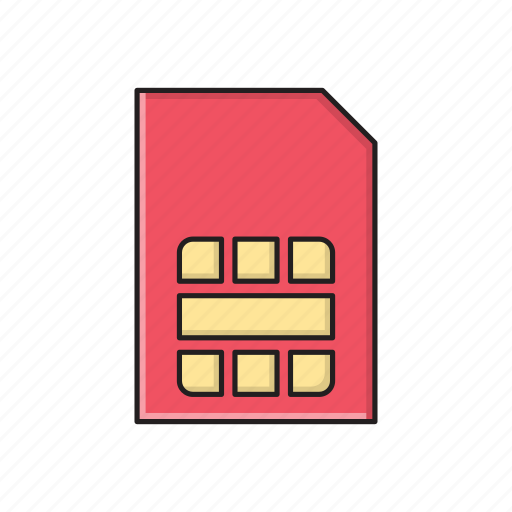 Card, chip, communication, phone, sim icon - Download on Iconfinder