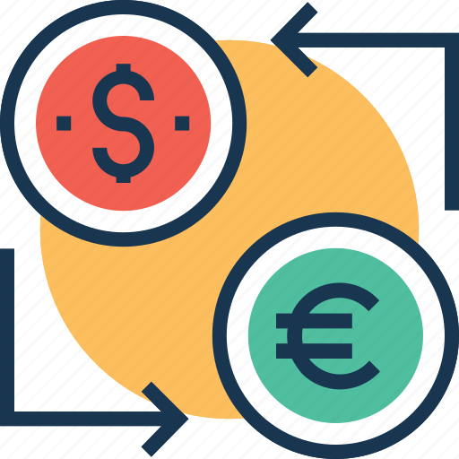 Currency exchange, exchange, foreign exchange, money conversion, money exchange icon - Download on Iconfinder