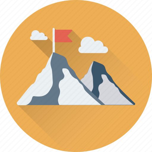 Achievement, mission, mountain, peak, success icon - Download on Iconfinder