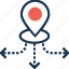 direction, direction pin, location pin, map pin, navigation 