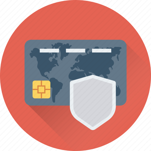 Atm card, card protection, card security, credit card, shield icon - Download on Iconfinder