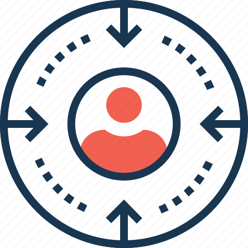 Customer intention, intention, marketing, personalization, user target icon - Download on Iconfinder