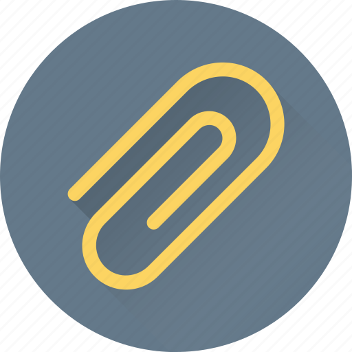 Attach paper, gem clip, paper clinch, paperclip, stationery icon - Download on Iconfinder