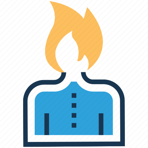 Brain burning, burn, burn out works, fire, mind burning icon - Download on Iconfinder