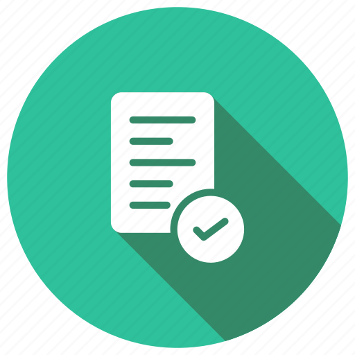 Check, document, file, page, text icon - Download on Iconfinder