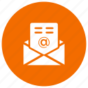 email, letter, message, open