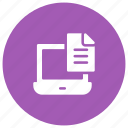 cv, document, file, laptop, page