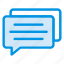 chat, conversation, discussion, message 