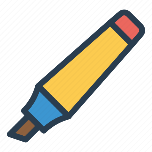 Highlighter, marker, pencil, text icon - Download on Iconfinder