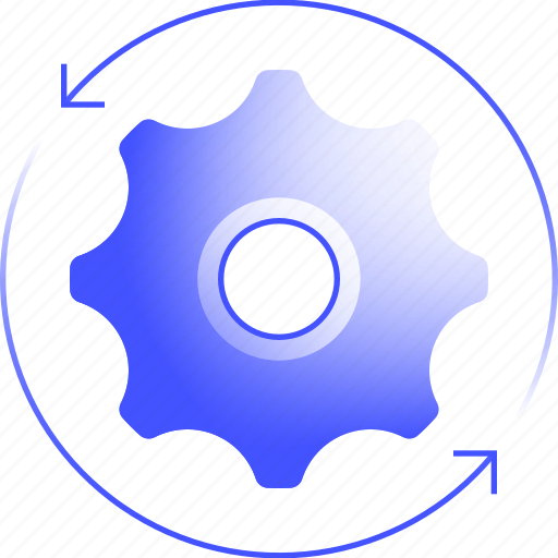 Process, work, cogwheel, system, development, tool, automation icon - Download on Iconfinder
