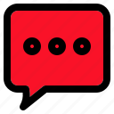 chat, message, comment, speech, bubble, box
