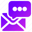 mail, chat, email, dm, messages